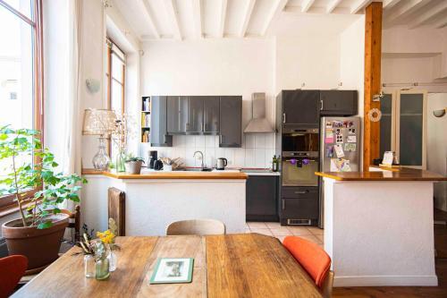 Apartamento Very Nice Duplex In Lyon Croix Rousse Area !