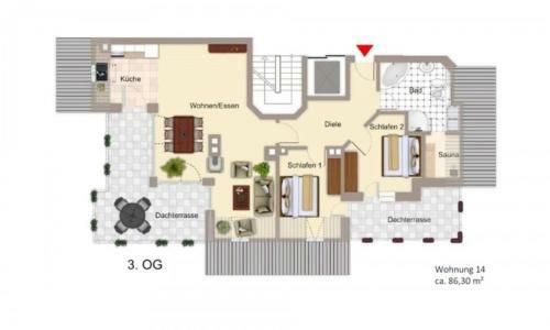 Apartamento Meeresrauschen 14 - A69807