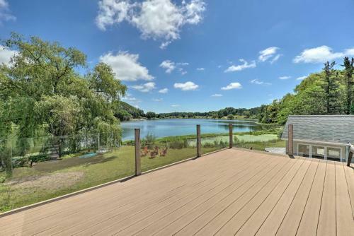 Stunning Lakeside Home With Deck On State Park!