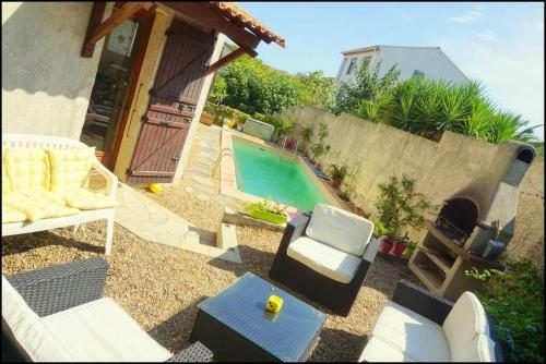 Villa Piscine Entre Ville, Mer Et Garrigue
