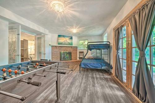 Lower-level Pittsburgh Home Hot Tub And Grill