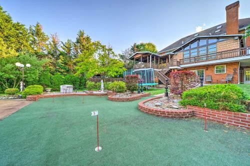 Lower-level Pittsburgh Home Hot Tub And Grill
