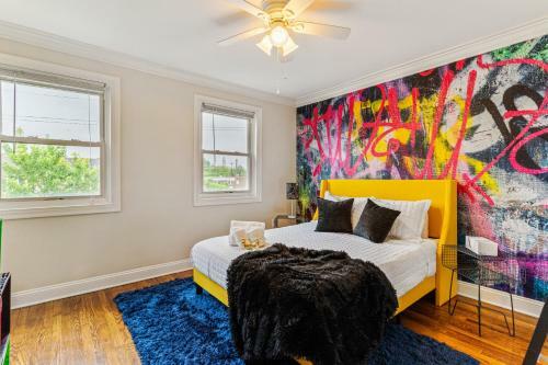 Apartamento Blagden House Vibrant 3bd 2ba W/ Cal King, Queen