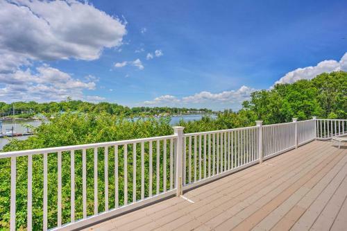 Elegant Waterfront Home With Bar, Deck And Views!