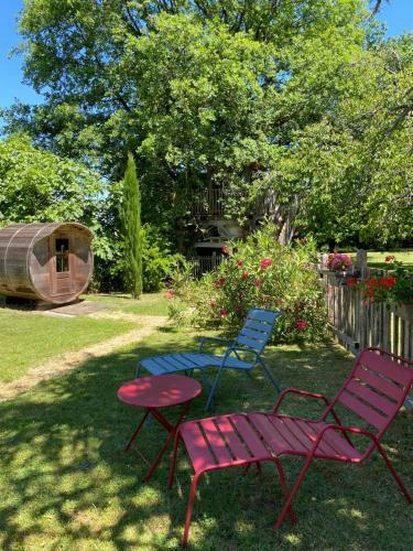 Bed & Breakfast La Ferme De Sirguet - Cabane Jardin & Spa