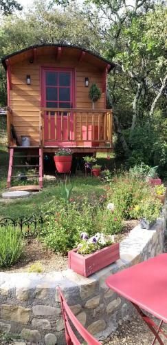 Roulotte Avec Piscine En C�vennes