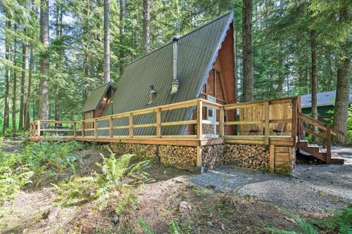 Tahoma A-frame Cabin With Hot Tub And Fire Pit