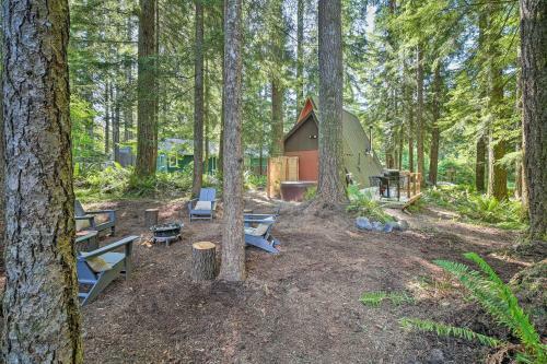Tahoma A-frame Cabin With Hot Tub And Fire Pit