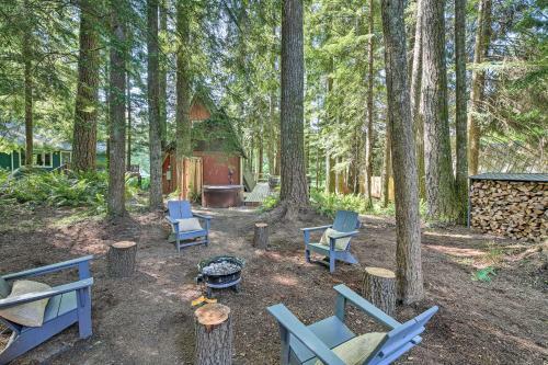 Tahoma A-frame Cabin With Hot Tub And Fire Pit