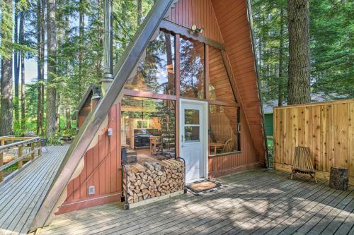 Tahoma A-frame Cabin With Hot Tub And Fire Pit