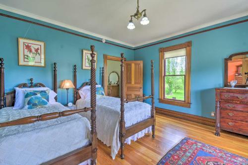 Historic, Victorian Villa With Park On-site