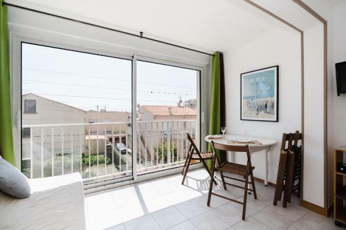Apartamento Com B8 Studio Cosy, Cabine S�par�e � 200m De La Plage Narbonne-plage