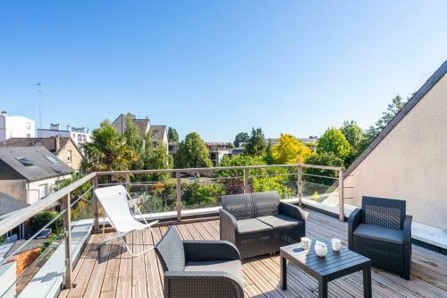 Apartamento Teranga - Studio Proche Chu Avec Grande Terrasse