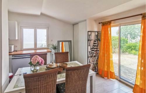 Awesome Home In Saint Hilaire De Riez With 1 Bedrooms