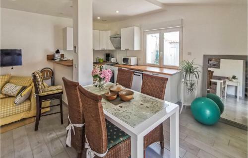 Awesome Home In Saint Hilaire De Riez With 1 Bedrooms