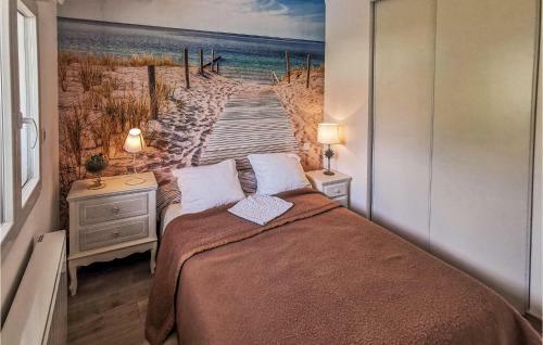 Awesome Home In Saint Hilaire De Riez With 1 Bedrooms