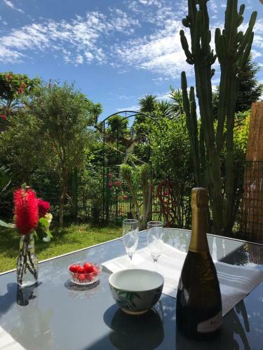 Apartamento Studio En Rez De Jardin En Bord De Mer Avec Piscine