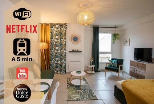 Apartamento Studio Le Voltaire Sublime & Cosy Proche Gare De S�te