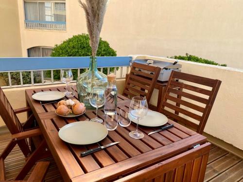 Apartamento Terrasse Vue Mer 2 Pi�ces � Leucate Avec Piscine
