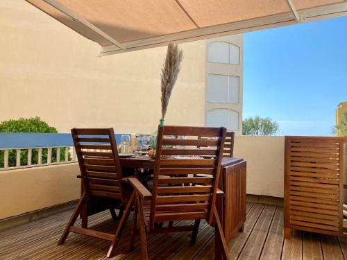 Apartamento Terrasse Vue Mer 2 Pi�ces � Leucate Avec Piscine