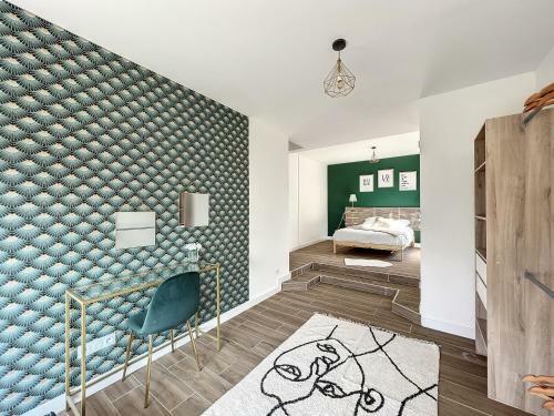 Apartamento La Maison Du Val / Jacuzzi - Billard - Jardin - Standing - Wifi - Parking