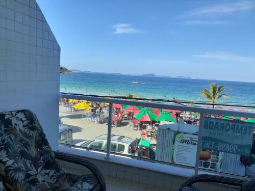 Apartamento Frente Para Prainha- 3 Quartos, Piscina E Churrasqueira