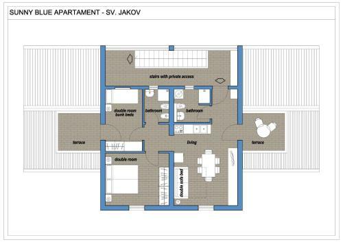Sunny Blue Apartament