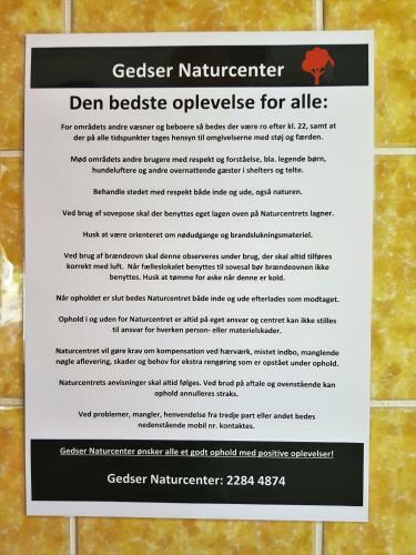 Bed & Breakfast Naturskolen Gedser