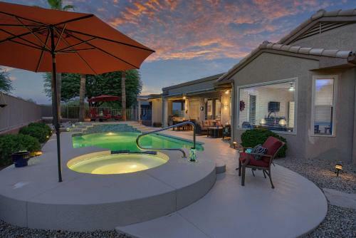Phoenix Area Home Pool And Spa, On Golf Course