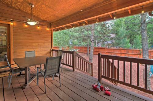 Modern Pinetop Cabin With Game Area, Deck And Fire Pit
