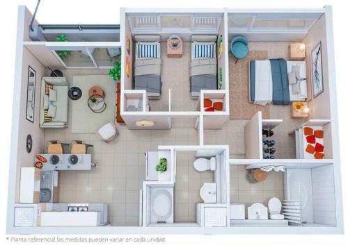 Apartamento Dpto Equipado Condonominio Sector Puertas Del Mar