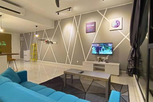 Apartamento Mid Valley Southkey/tv Box/netflix /1br A24-02