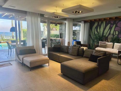 Casa P� Na Areia Espetacular Em Juquehy