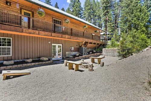Updated Garden Valley Home Fire Pit, Game Room