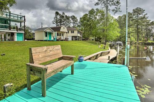 Waterfront Kiln Retreat With Multiple Decks And Dock!