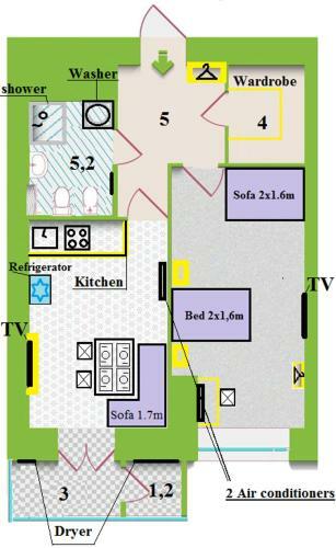 The Best Apartment In Kiev Blue