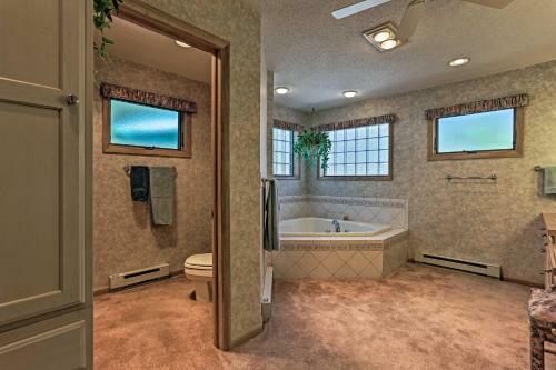 Grand Lakefront Home With Dock In The Hideout!