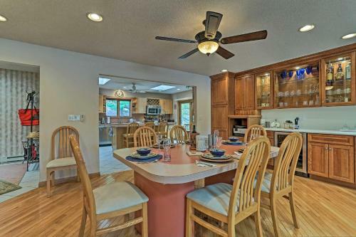 Grand Lakefront Home With Dock In The Hideout!