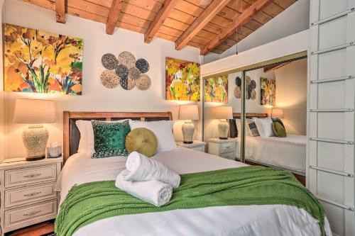 Boho Crestline Cabin, 1 Mile To Lake Gregory!