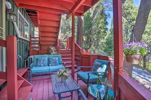 Boho Crestline Cabin, 1 Mile To Lake Gregory!