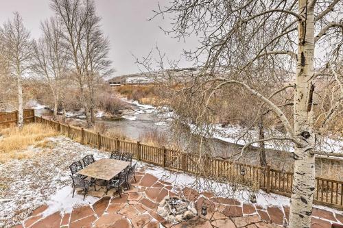 Spacious Mountain Retreat On Fenced Riverfront Lot