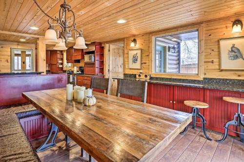Spacious Mountain Retreat On Fenced Riverfront Lot