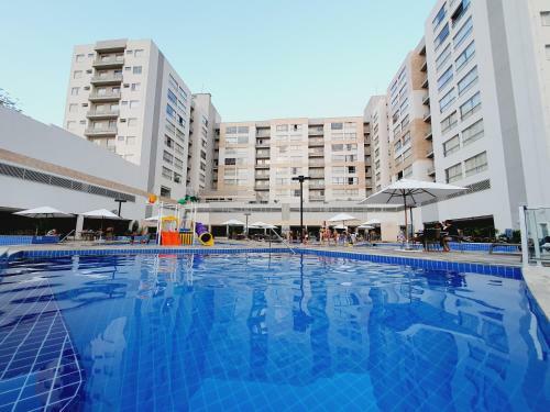 Apartamento Apt Para Ate 8 Pessoas - Park Veredas Rio No Fundo