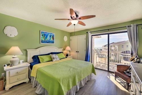 Apartamento Oceanside Emerald Isle Condo, Steps To Beach!