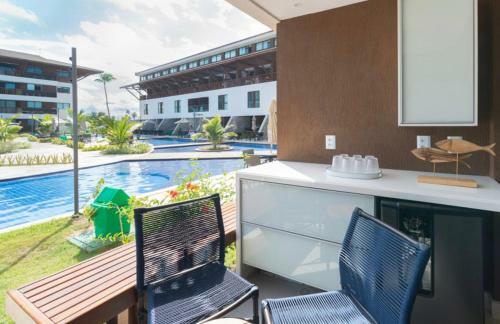 Apartamento Flat Super Luxo T�rreo Frente Piscinas