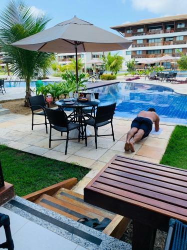 Apartamento Flat Super Luxo T�rreo Frente Piscinas