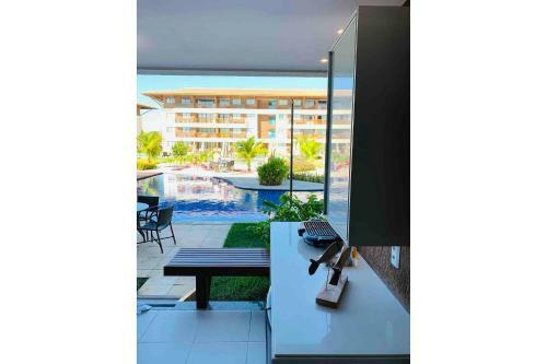 Apartamento Flat Super Luxo T�rreo Frente Piscinas