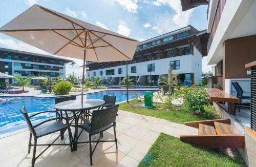 Apartamento Flat Super Luxo T�rreo Frente Piscinas
