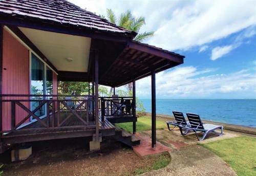 Tahiti - Bungalow Tiamao Tipanier Sea View