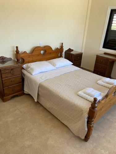 Beachfront 2 Bedroom Villa In Pervolia Larnaca.